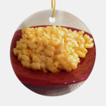 Macaroni and Cheese Christmas Tree Ornament