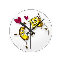 macaroni and cheese clock