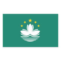 Macau Flag Round Sticker stickers