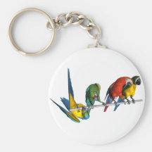 Macaw Parrot Keychain