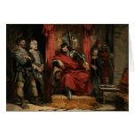 Macbeth instructing the Murderers Greeting Card