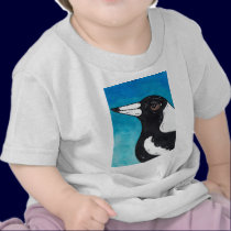 Macca the Magpie t-shirts