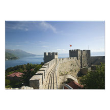 MACEDONIA, Ohrid. Car Samoil's Castle - Castle Photographic Print