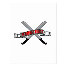 Machete Chops Logo Postcard