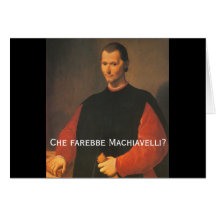 Machiavelli 4 cards
