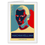 Machiavellian (Obama-style Machiavelli Poster) Card