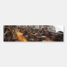 Machinist - A room full of Lathes Bumper Sticker