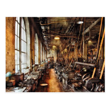 Machinist - Machine Shop Circa 1900's Postcards