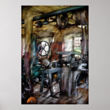 Machinist  - Many old machines Poster