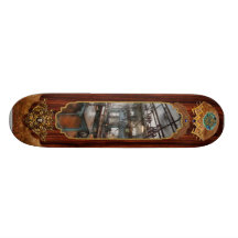 Machinist - Steampunk - The contraption room Custom Skateboard