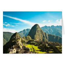 Machu Picchu Greeting Cards
