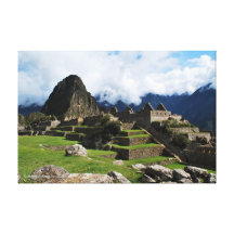 Machu Picchu Inca Citadel Gallery Wrap Canvas