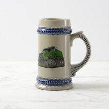 Mack Dump Truck Green Coffee Mug