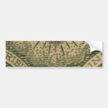 Macro Dollars Bills Money Bumper Sticker