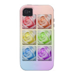 Macro Rainbow Roses Case-Mate iPhone 4 Case