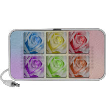 Macro Rainbow Roses Speaker System