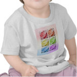 Macro Rainbow Roses Tees