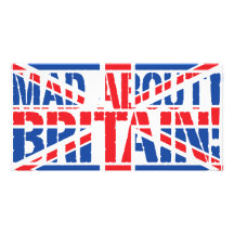 Mad About Britain Personalized Photo Card