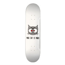 Mad Cat Is Mad! Skateboard Deck