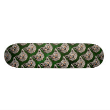 mad cat pattern skt skate board deck