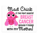 Mad Chick 2 Mother Breast Cancer Post Cards