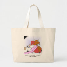 Mad Cow In Therapy Funny Gifts & Collectibles Tote Bag