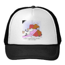 Mad Cow In Therapy Funny Gifts & Collectibles Mesh Hats