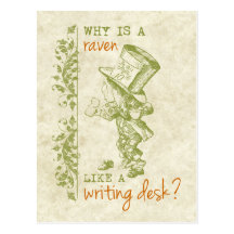 Mad Hatter, Alice in Wonderland Postcard