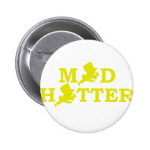 Mad Hatter Button