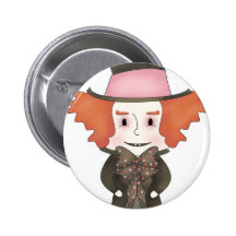 Mad Hatter Button