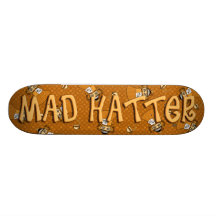Mad Hatter Skateboard (Orange)