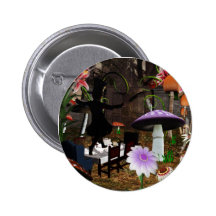 Mad hatter tea party button