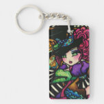 Mad Hatter & White Rabbit Alice Series Hannah Lynn Acrylic Keychains