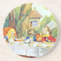 Mad Hatters Tea Party Colour Coasters