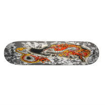 mad robot asian dragon deck custom skateboard