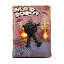 Mad Robot Pulp Cover Postcard