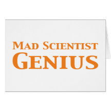 Mad Scientist Genius Card