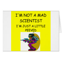 mad scientist greeting cards