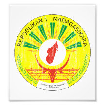 Madagascar Coat Of Arms Art Photo
