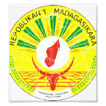 Madagascar Coat Of Arms Photo Print