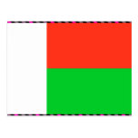 Madagascar Flag Postcards
