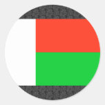 Madagascar Flag Stickers