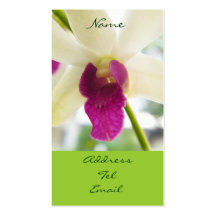 Madame Orchid Business Card Templates
