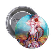 MADAME POMPADOUR PINBACK BUTTON