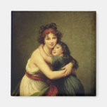 Madame Vigee-Lebrun and her Daughter Refrigerator Magnet