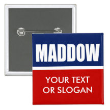 MADDOW 2012 PINBACK BUTTONS