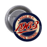 Made In 1963 Pin