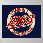 Made In 1963 Print