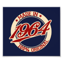 Made In 1964 Photographic Print