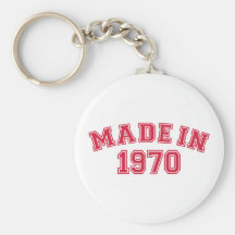 Made in 1970 key chains